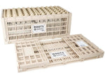 Roots & Harvest Collapsible Egg Crate Tan 25 x 13 x 10-1/4in