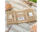 Roots & Harvest Collapsible Egg Crate Tan 25 x 13 x 10-1/4in
