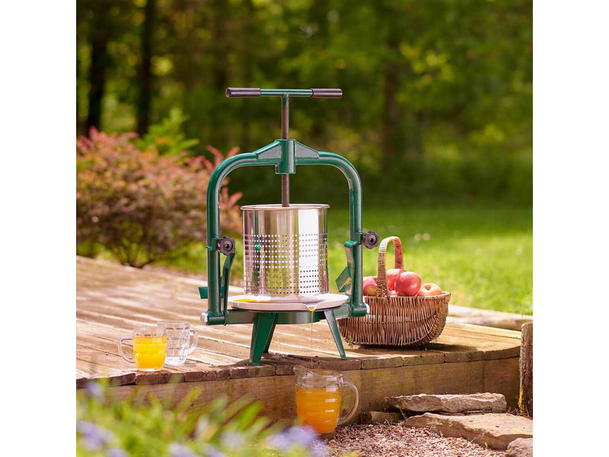 Roots & Harvest Fruit & Wine Press Stainless Steel Green Large 1118