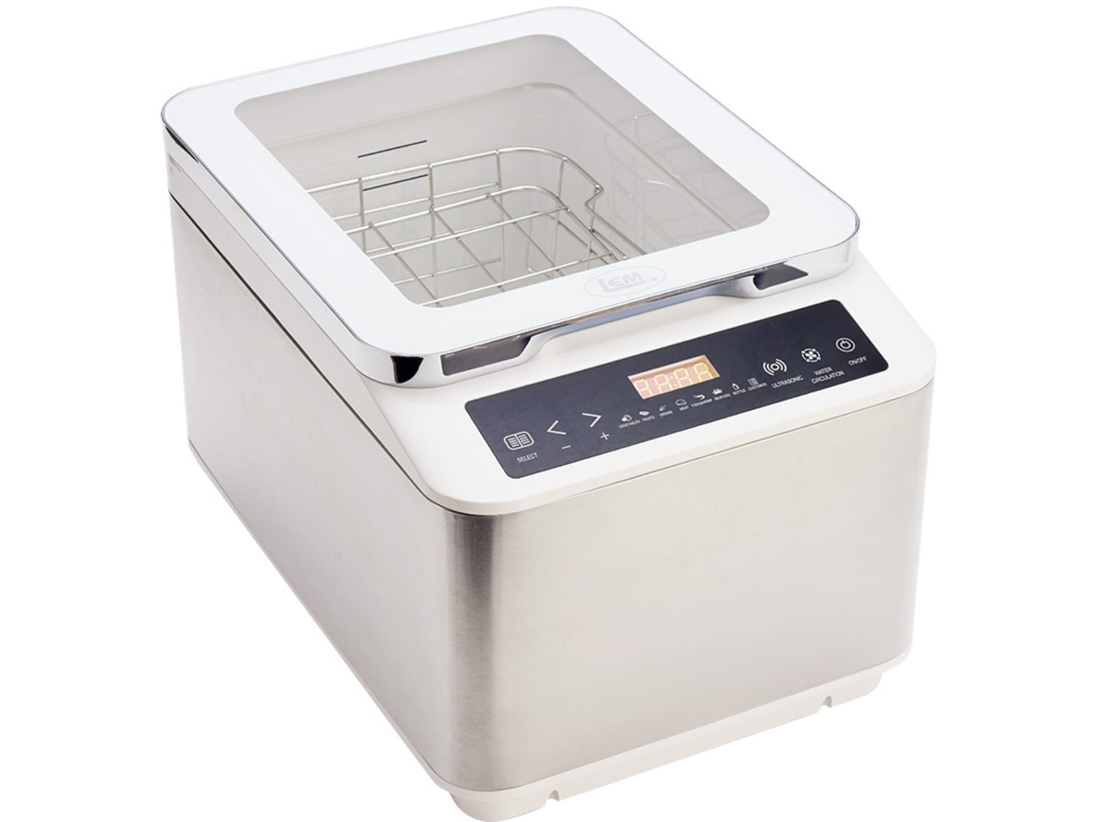 Roots & Harvest Multi-Purpose Ultrasonic Cleaner Stainless Steel