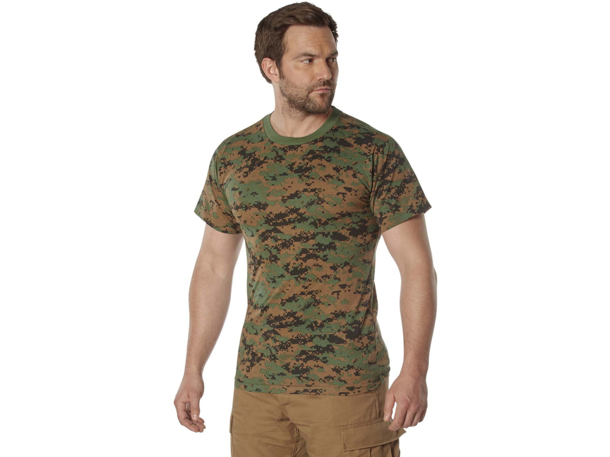 Rothco 100percent Cotton Camo T-Shirt - Mens
