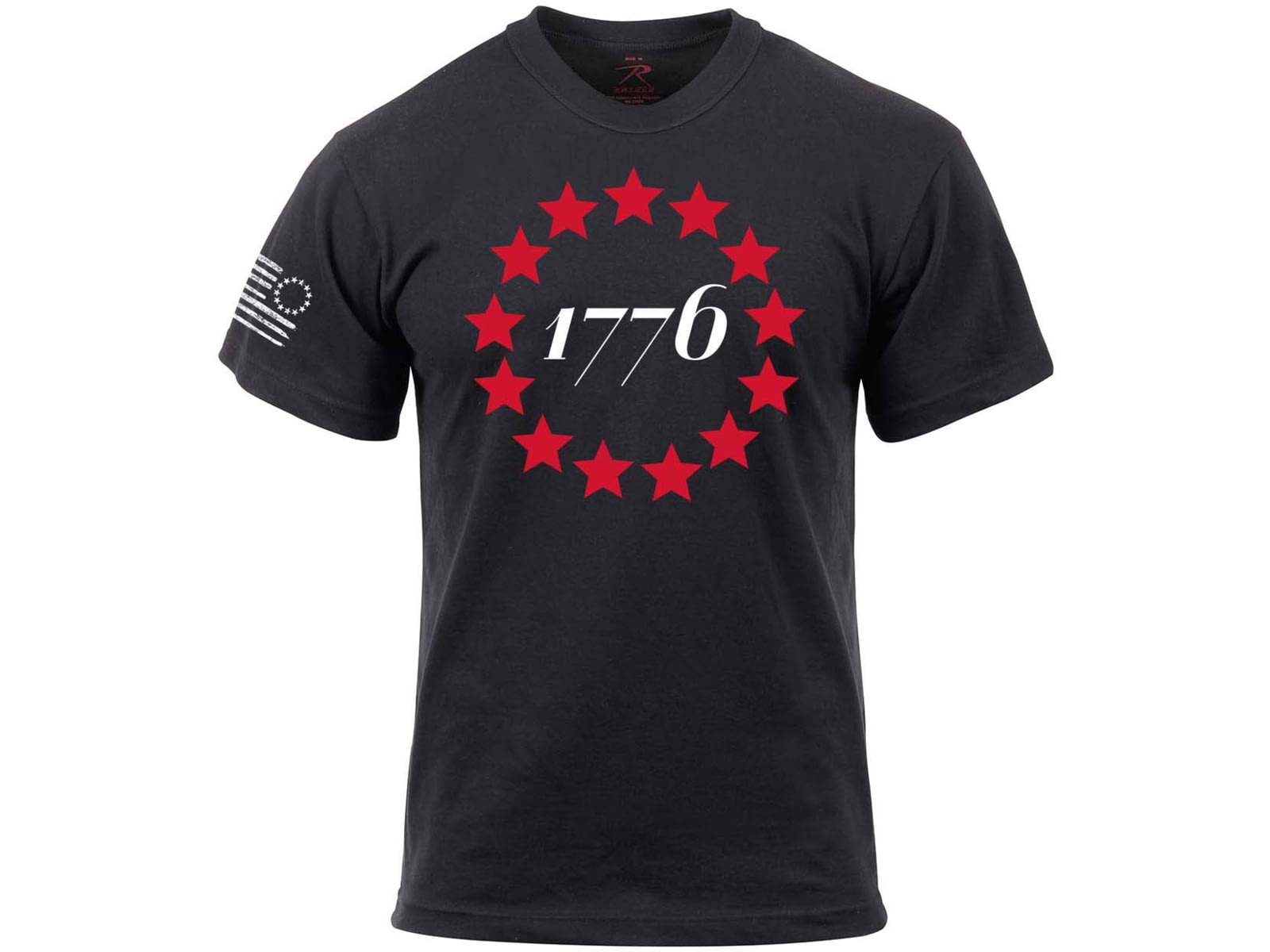 Rothco 1776 T-Shirt - Mens Black 2XL