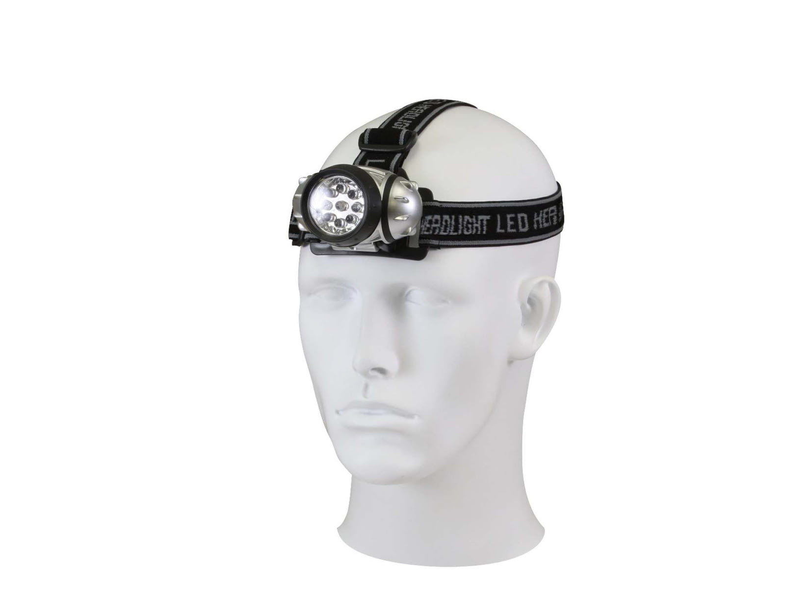 Rothco 9-Bulb LED Headlamp AAA White Black 227