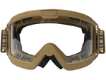 Rothco ANSI Ballistic OTG Goggle System Interchangeable Smoke/Clear/Yellow Lenses Coyote Brown Frame 10738-CoyoteBrown