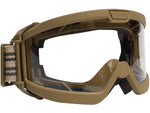 Rothco ANSI Ballistic OTG Goggle System Interchangeable Smoke/Clear/Yellow Lenses Coyote Brown Frame 10738-CoyoteBrown