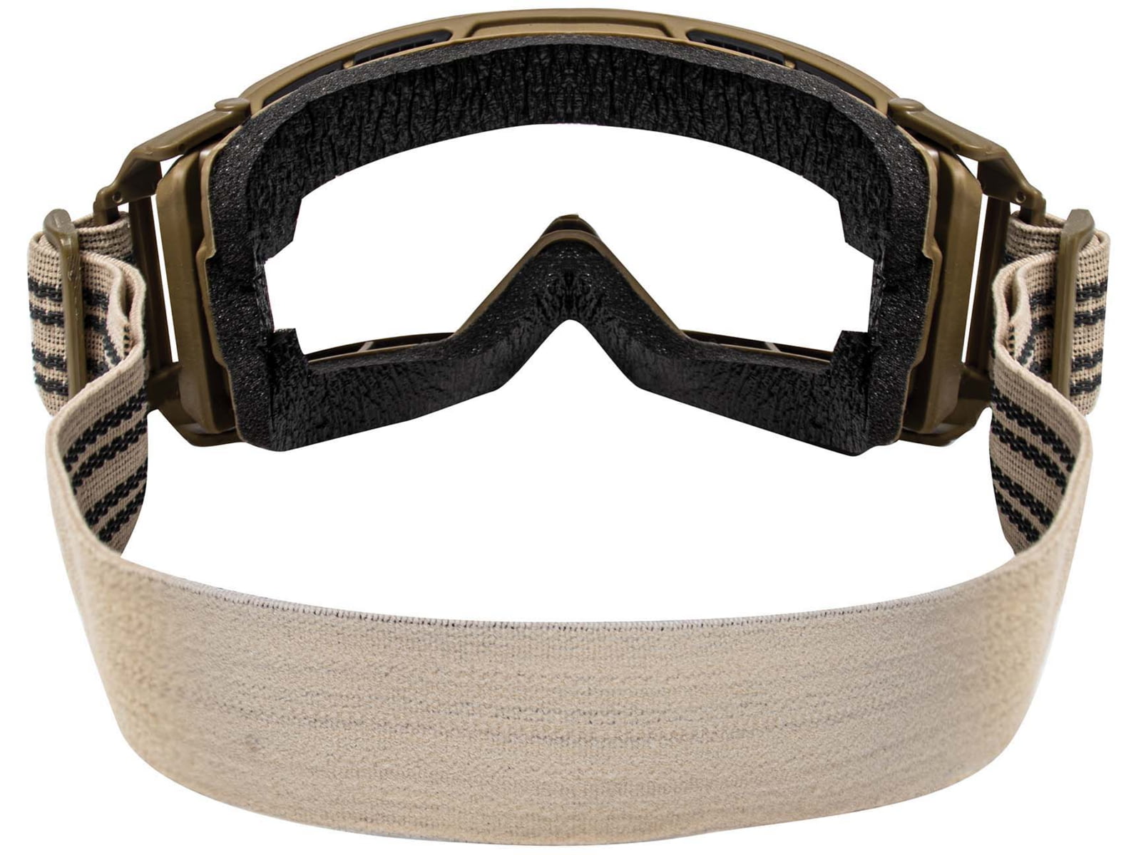 Rothco ANSI Ballistic OTG Goggle System Interchangeable Smoke/Clear/Yellow Lenses Coyote Brown Frame 10738-CoyoteBrown