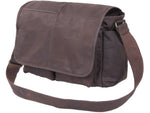 Rothco Brown Leather Classic Messenger Bag 91480