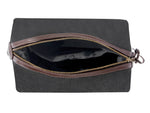 Rothco Canvas & Leather Travel Kit Charcoal Grey