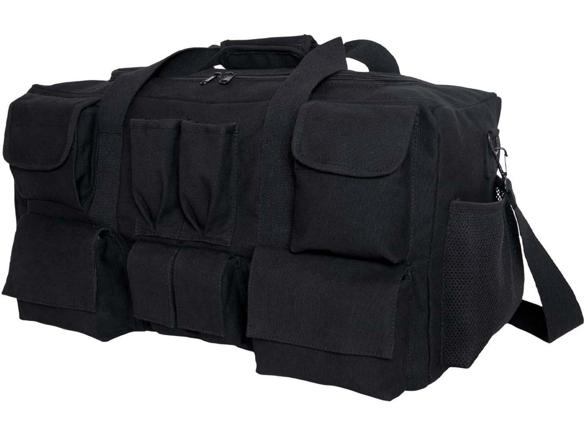 Rothco Canvas Pocketed Military Gear Bag 29in x 13in x 11.5in