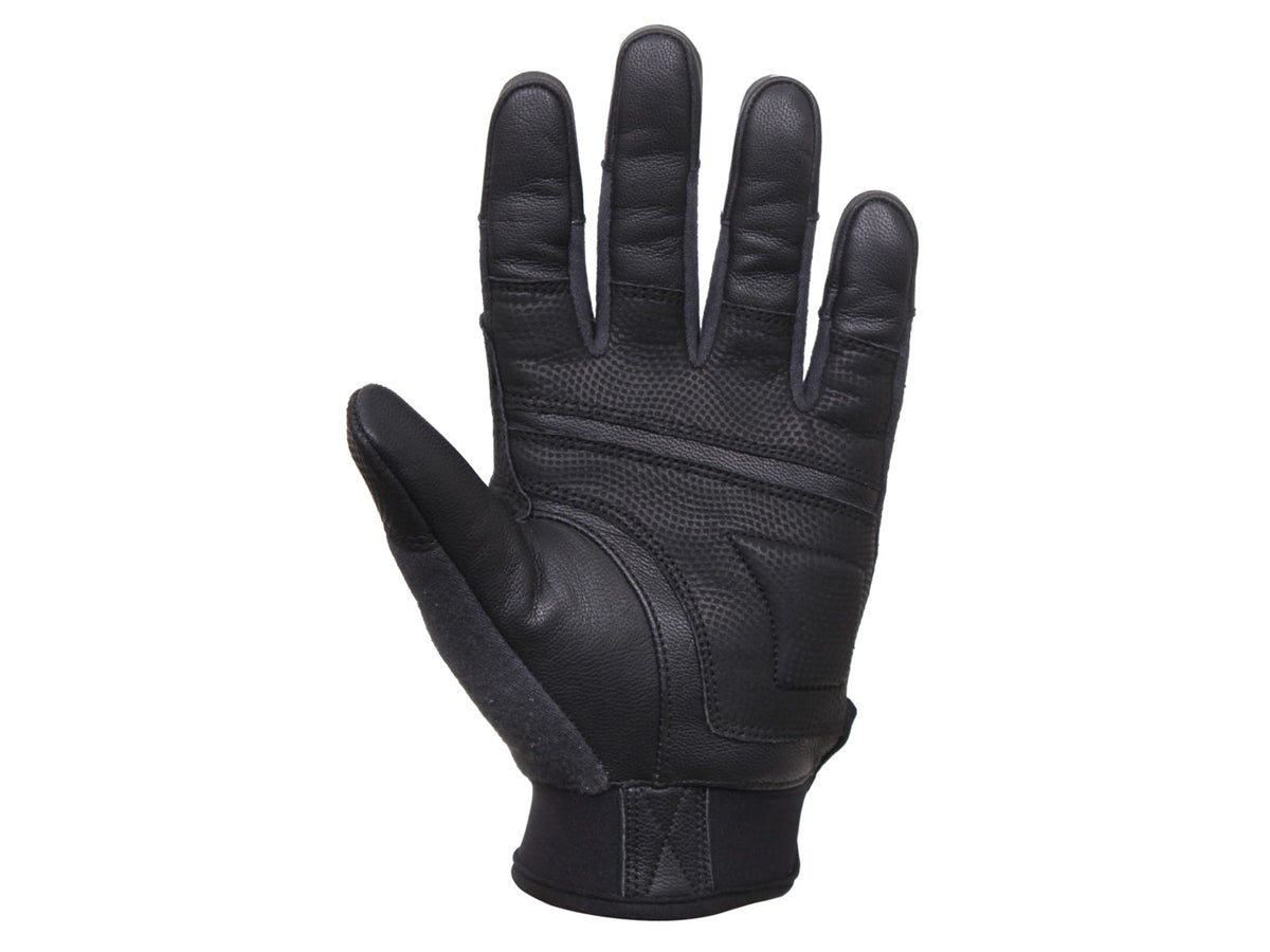 Rothco Carbon Fiber Hard Knuckle Cut/Fire Resistant Gloves Black 2XL 2808-Black-2XL