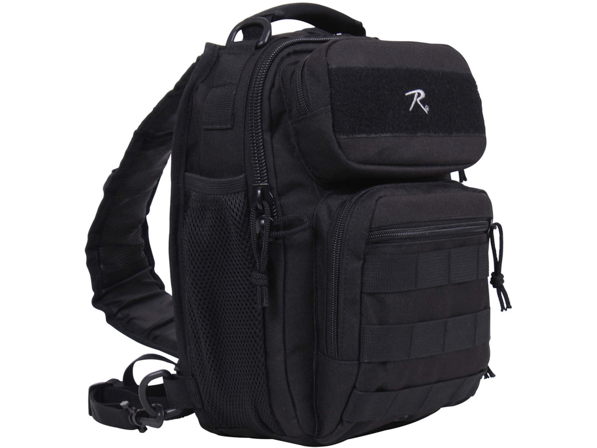 Rothco Compact Tactisling Shoulder Bag Black 25510-Black