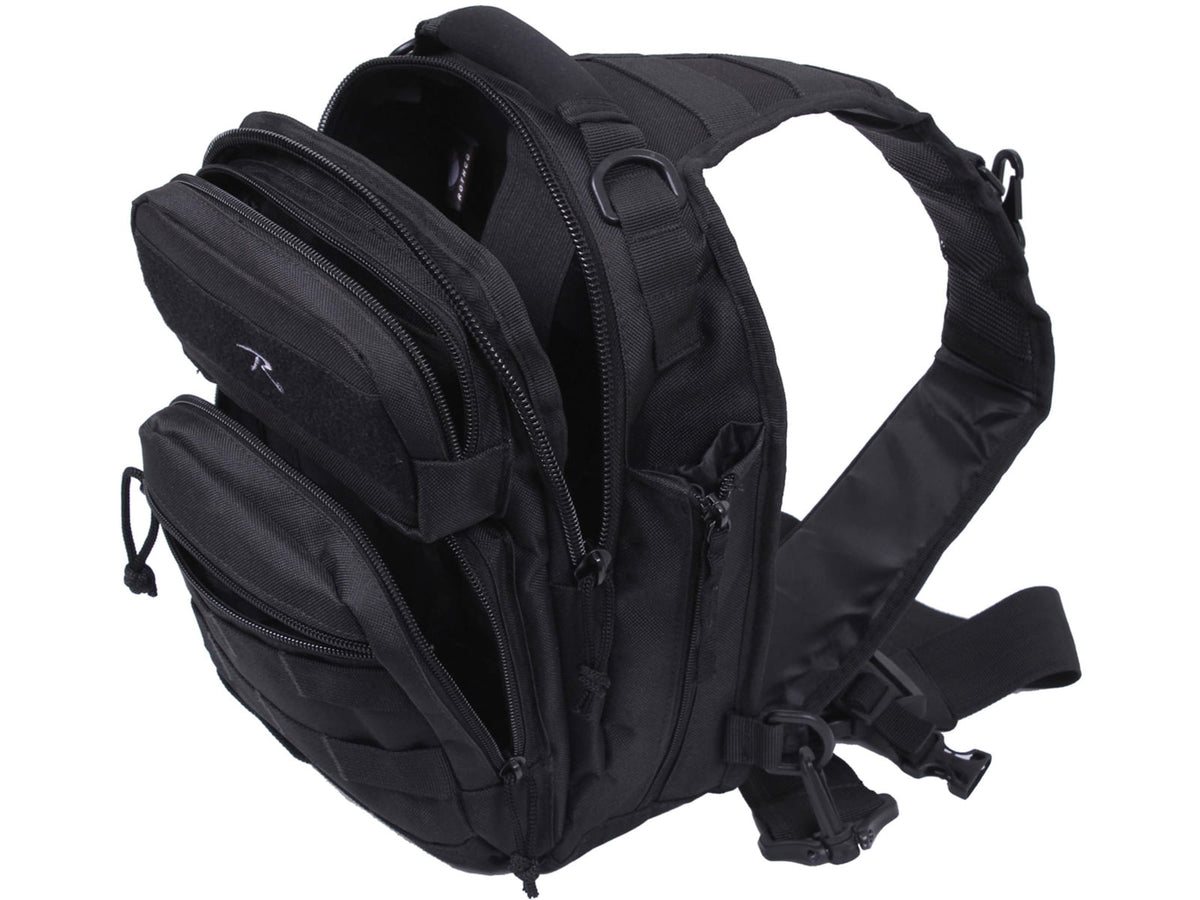 Rothco Compact Tactisling Shoulder Bag Black 25510-Black