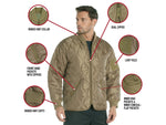 Rothco Concealed Carry Quilted Woobie Jacket - Mens