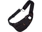 Rothco Crossbody Canvas Sling Bag Black 24980-Black