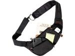 Rothco Crossbody Canvas Sling Bag Black 24980-Black