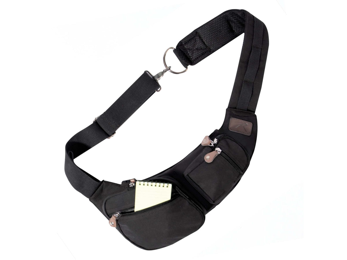 Rothco Crossbody Canvas Sling Bag Black 24980-Black
