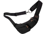 Rothco Crossbody Canvas Sling Bag Black 24980-Black