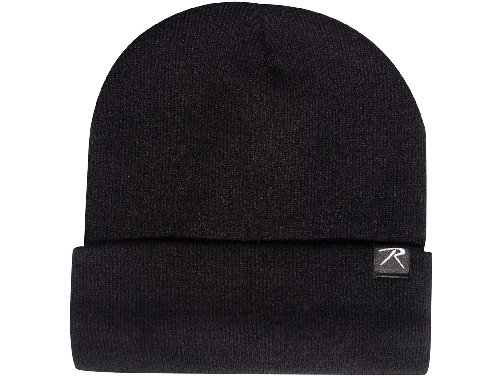 Rothco Deluxe Fine Knit Fleece-Lined Watch Cap - Men's Black One Size 57870-Black