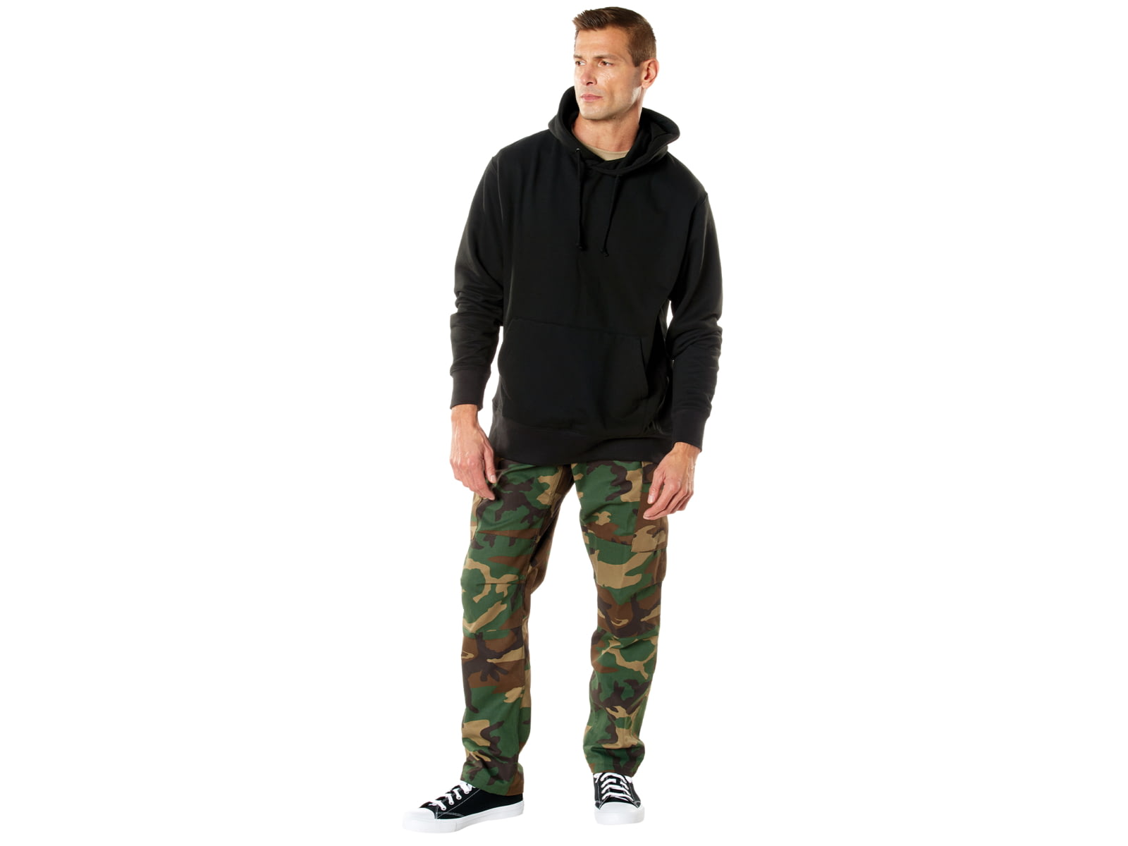 Rothco Every Day Pullover Hooded Sweatshirt Black