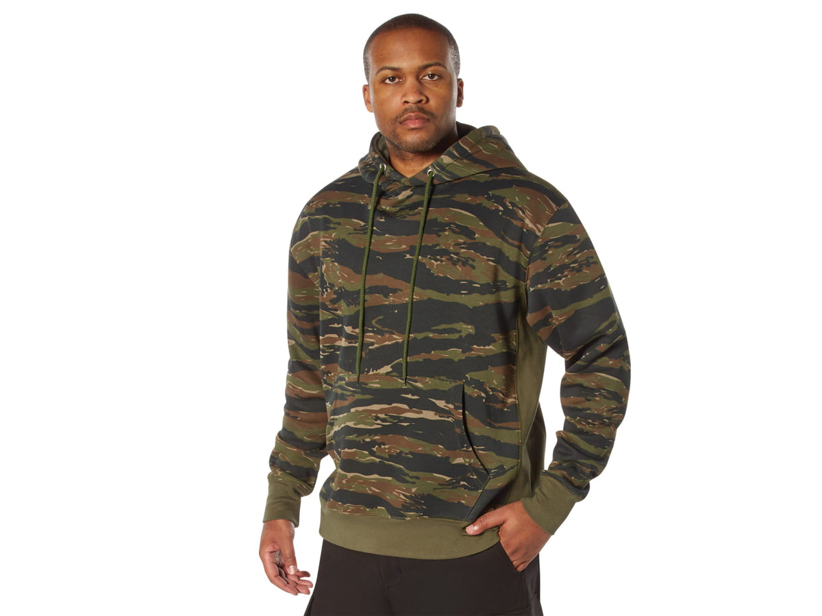Rothco Every Day Pullover Hooded Sweatshirt - Men's Tiger Stripe Camo Medium 43050-TigerStripeCamo-M