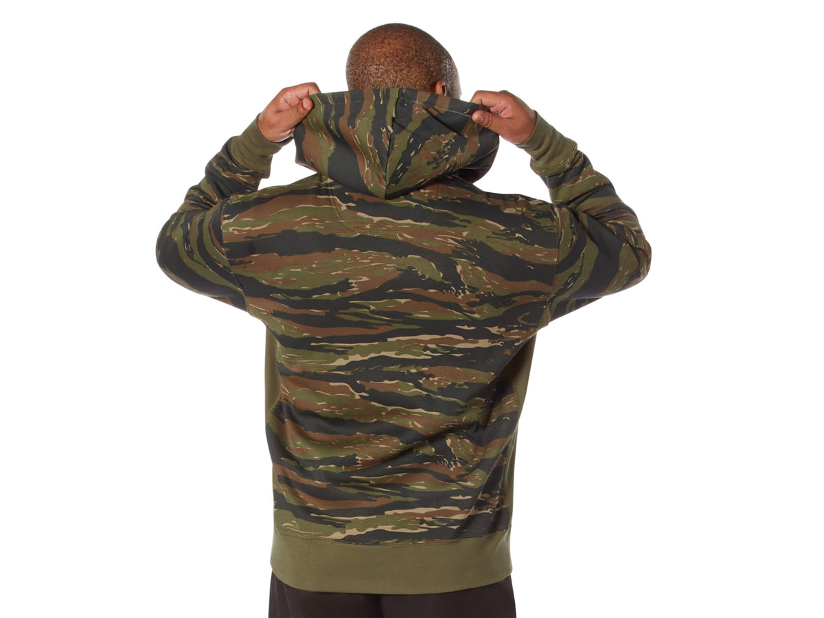 Rothco Every Day Pullover Hooded Sweatshirt - Men's Tiger Stripe Camo Medium 43050-TigerStripeCamo-M