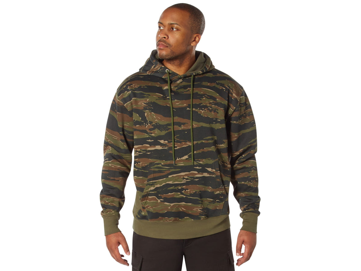 Rothco Every Day Pullover Hooded Sweatshirt - Men's Tiger Stripe Camo Medium 43050-TigerStripeCamo-M