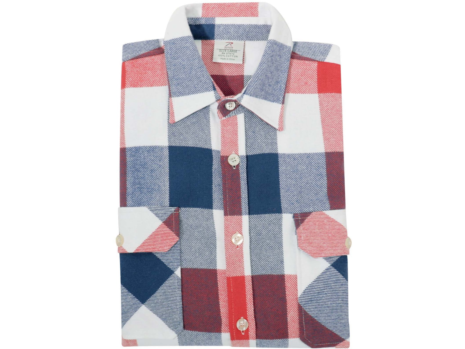 Rothco Extra Heavyweight Buffalo Plaid Flannel Shirt - Mens