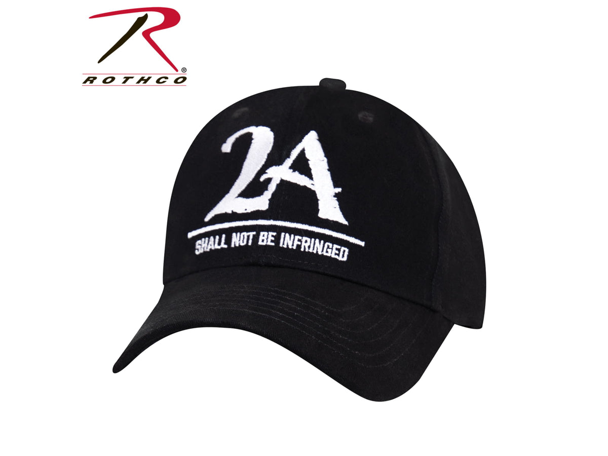 Rothco 2A Shall Not Be Infringed Low Profile Cap Black 3974