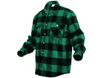 Rothco Extra Heavyweight Buffalo Plaid Flannel Shirt - Mens