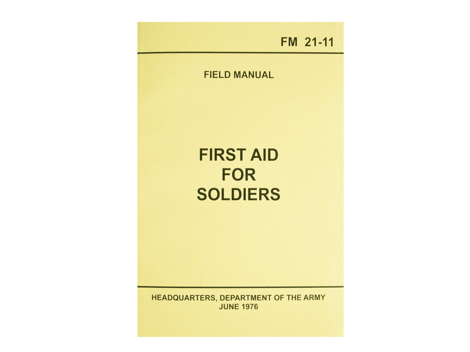 Rothco First Aid for Soldiers FM-21 Manual 14003