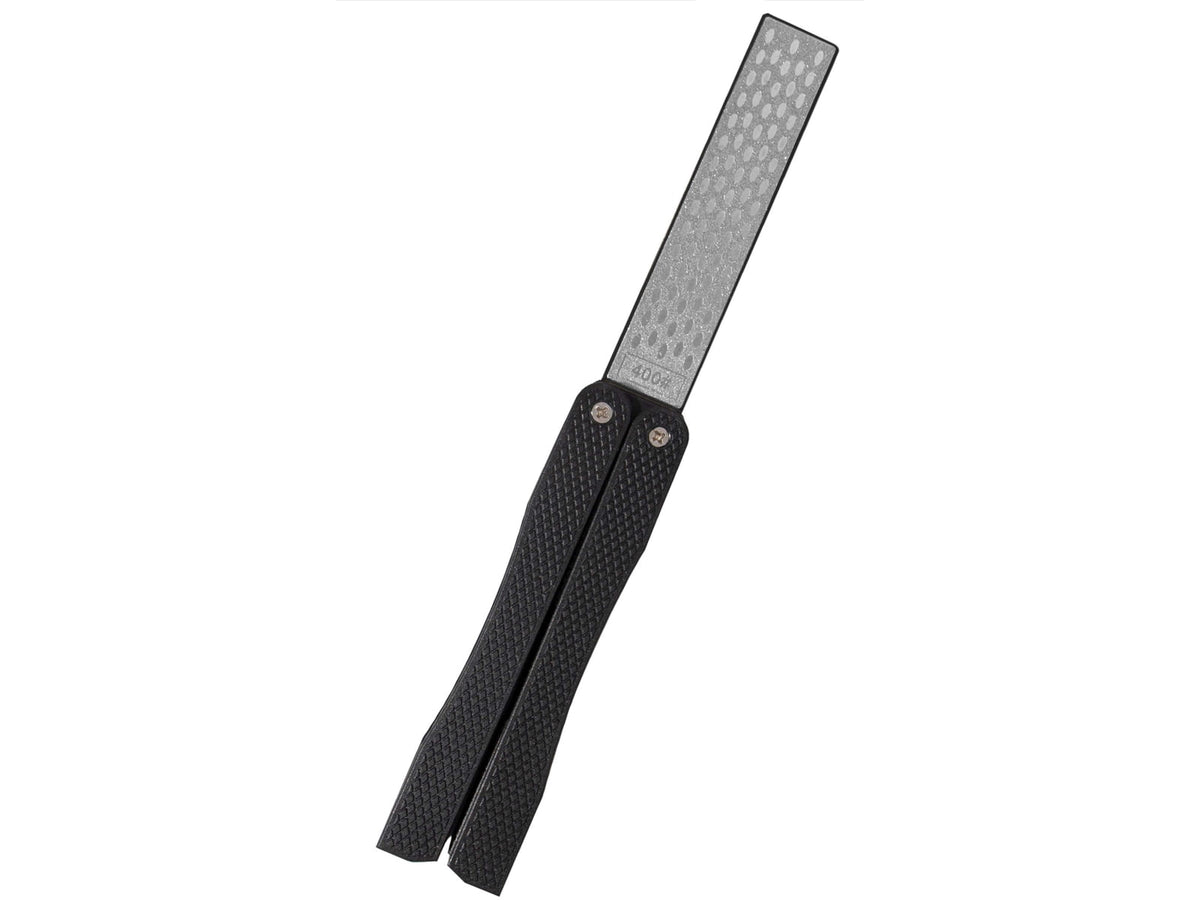 Rothco Folding Pocket Sharpener ABS Plastic Handle Carbon Steel Sharpener Diamond Coating 32300