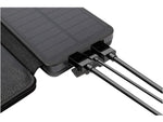 Rothco Folding Solar Panel w/ Power Bank 16000mah Black 42111