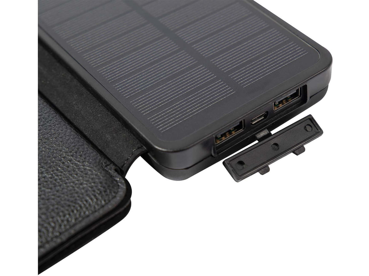 Rothco Folding Solar Panel w/ Power Bank 16000mah Black 42111