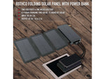Rothco Folding Solar Panel w/ Power Bank 16000mah Black 42111