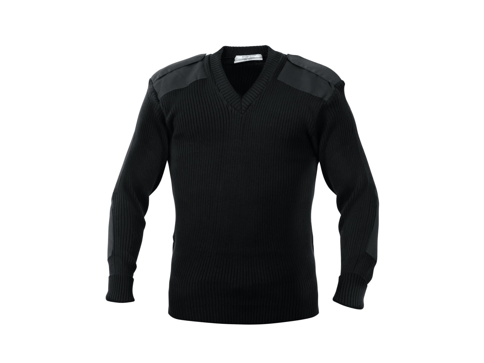 Rothco G.I. Style Acrylic V-Neck Sweater Black M 6345-Black-M