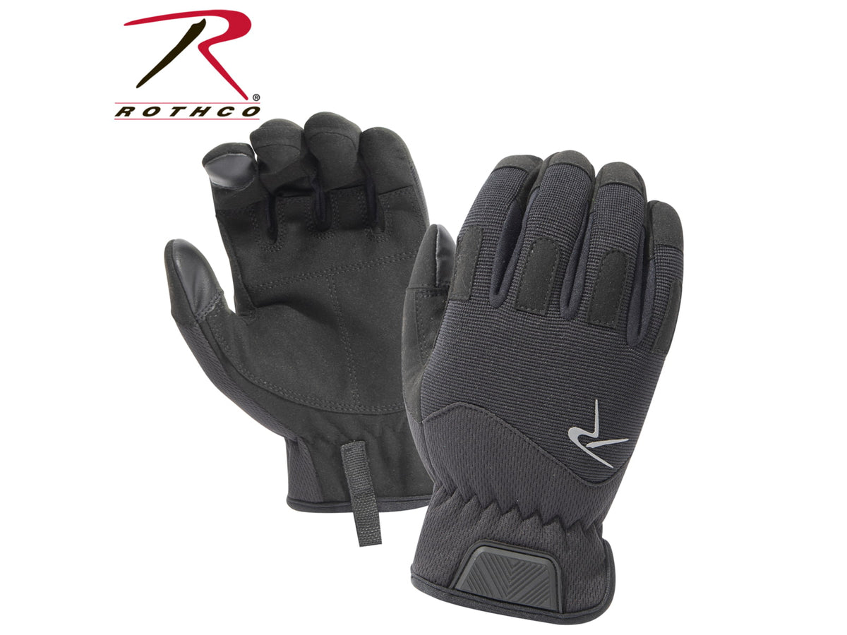 Rothco Rapid Fit Duty Gloves Black Large 34690-Black-L