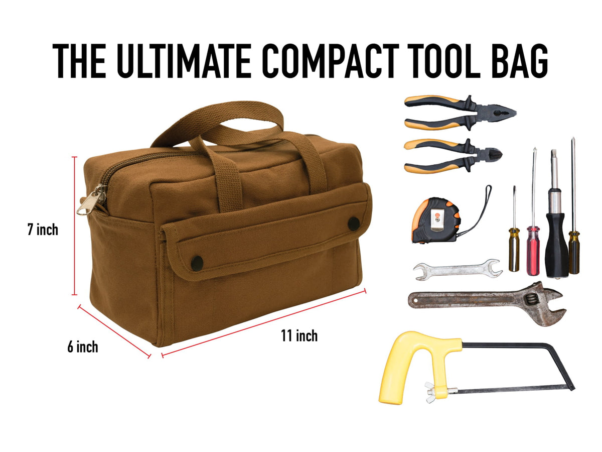 Rothco G.I. Type Mechanics Tool Bags Charcoal Grey