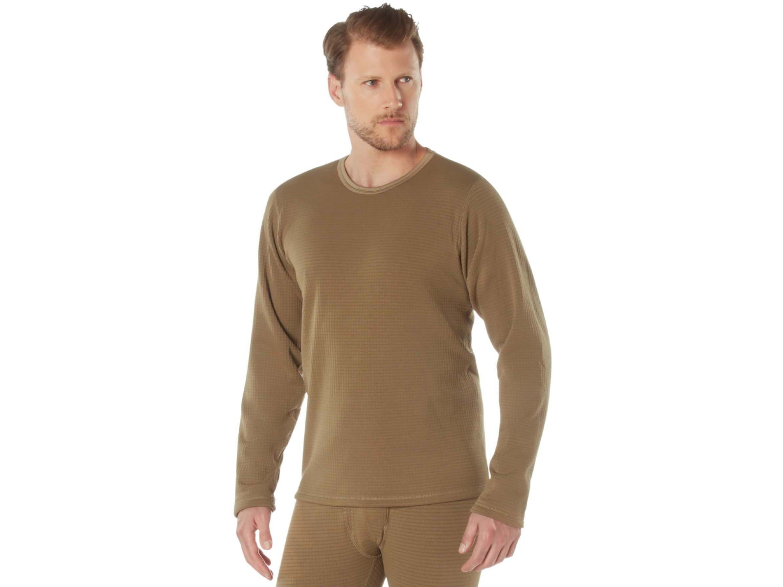 Rothco Gen III Level II Underwear Crew Top - Mens Coyote Brown Extra Large 69140-AR670-1CoyoteBrown-XL