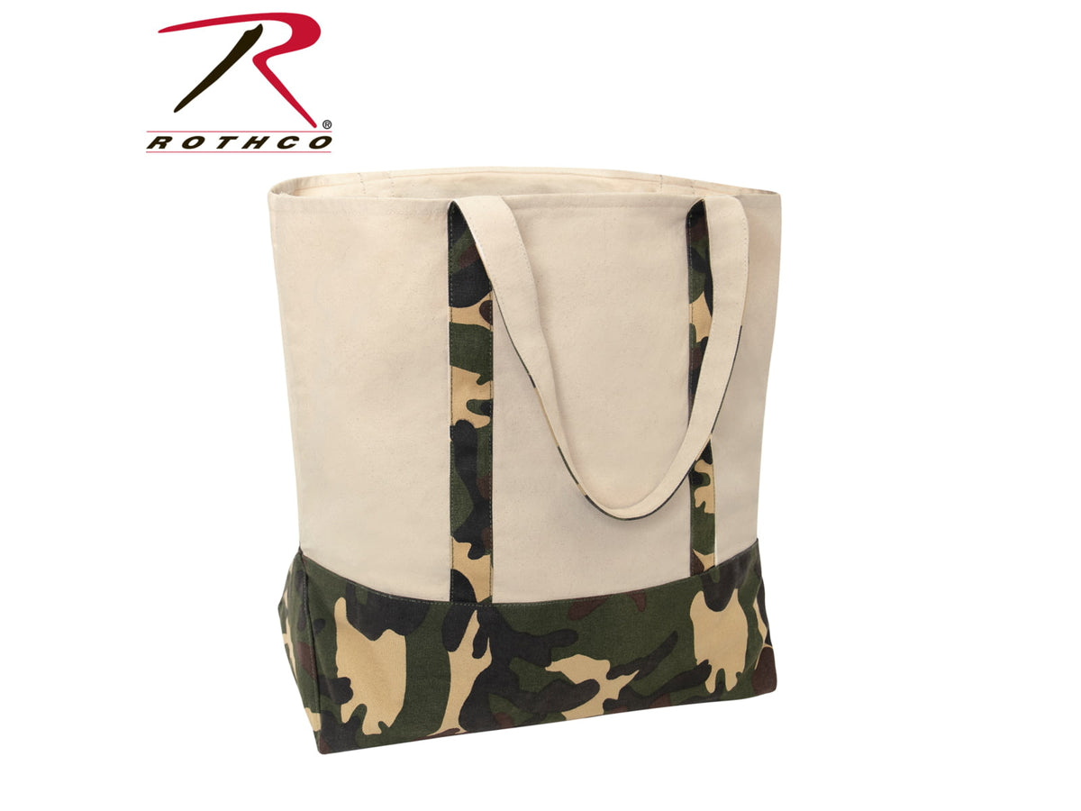 Rothco Large Camo Canvas Tote Bag 2426