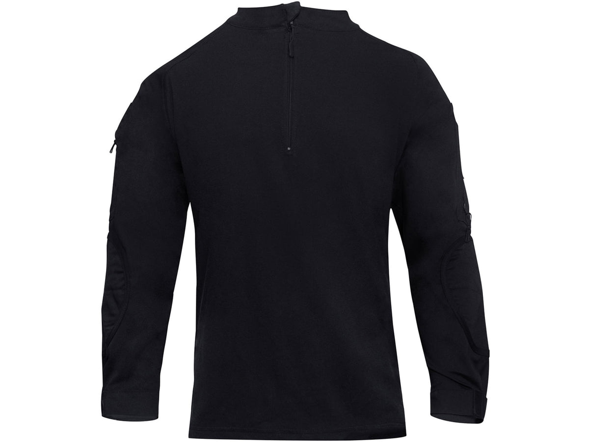 Rothco 1/4 Zip Tactical Airsoft Combat Shirt - Men's Black