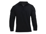 Rothco 1/4 Zip Tactical Airsoft Combat Shirt - Men's Black