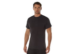 Rothco Military Heavyweight T-Shirt Black L 50175-Black-L