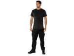 Rothco Military Heavyweight T-Shirt Black L 50175-Black-L