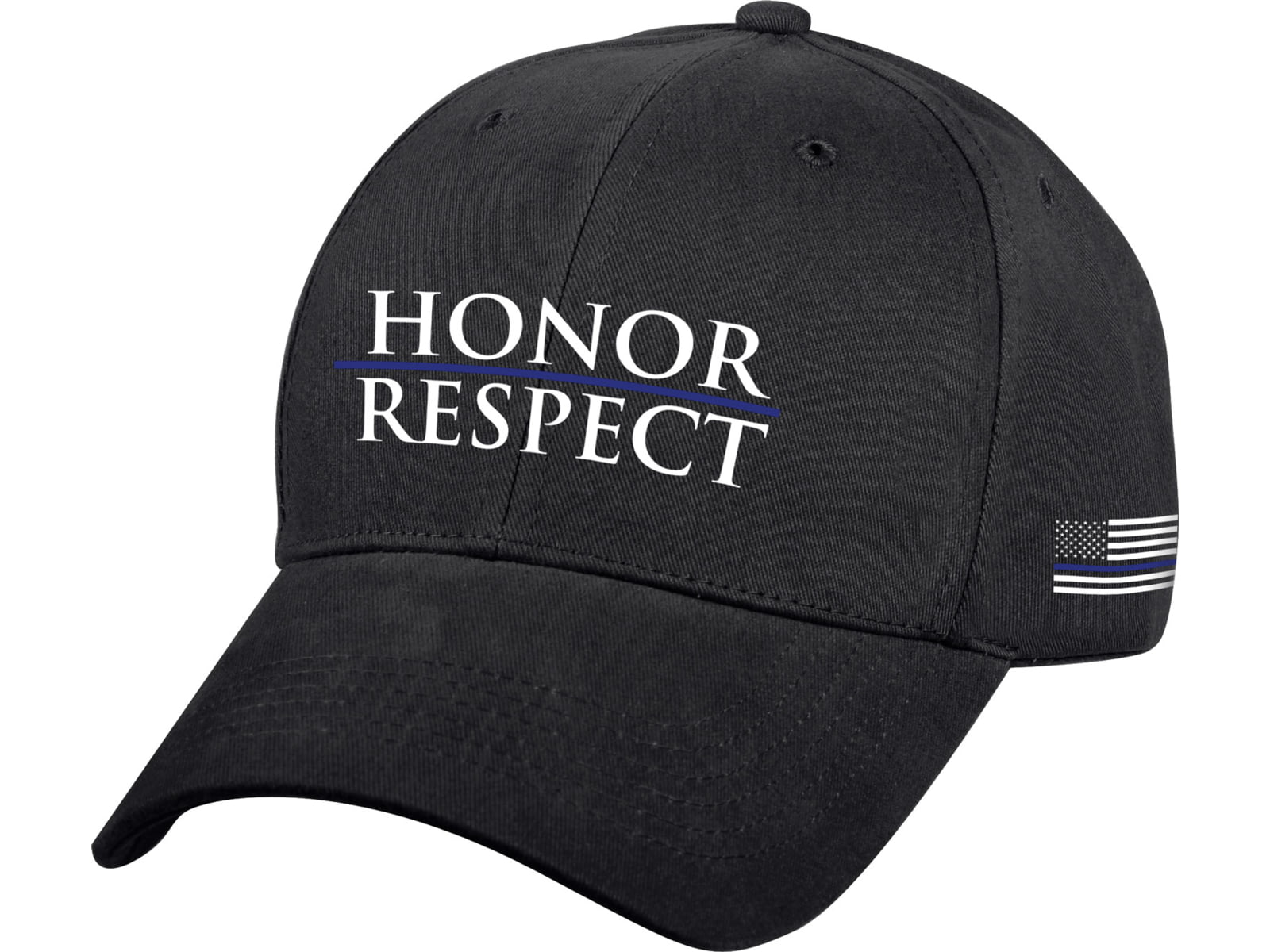 Rothco Honor & Respect Thin Blue Line Low Profile Cap - Mens Black 4463