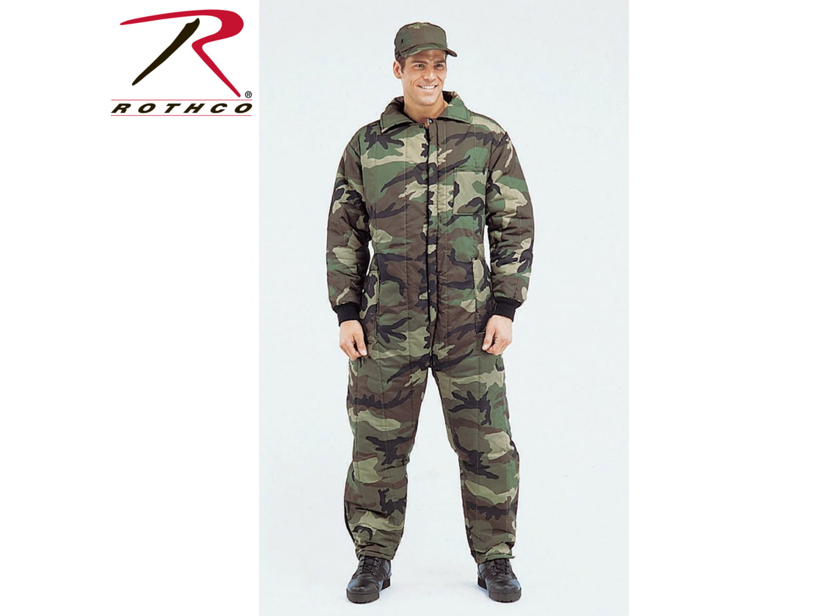 Rothco Insulated Coveralls Woodland Camo 7039-WoodlandCamo-4XL