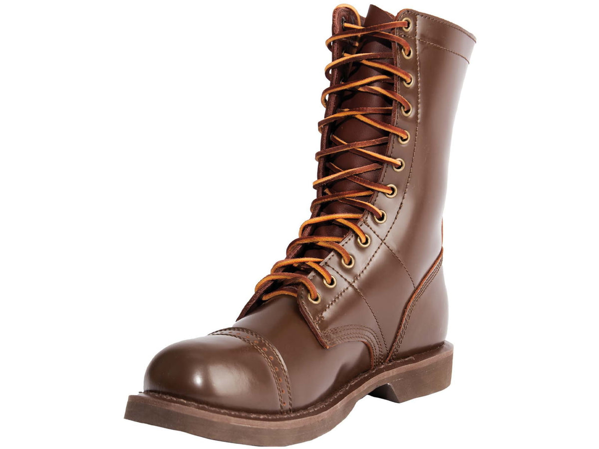 Rothco Brown Leather Jump Boots - Mens