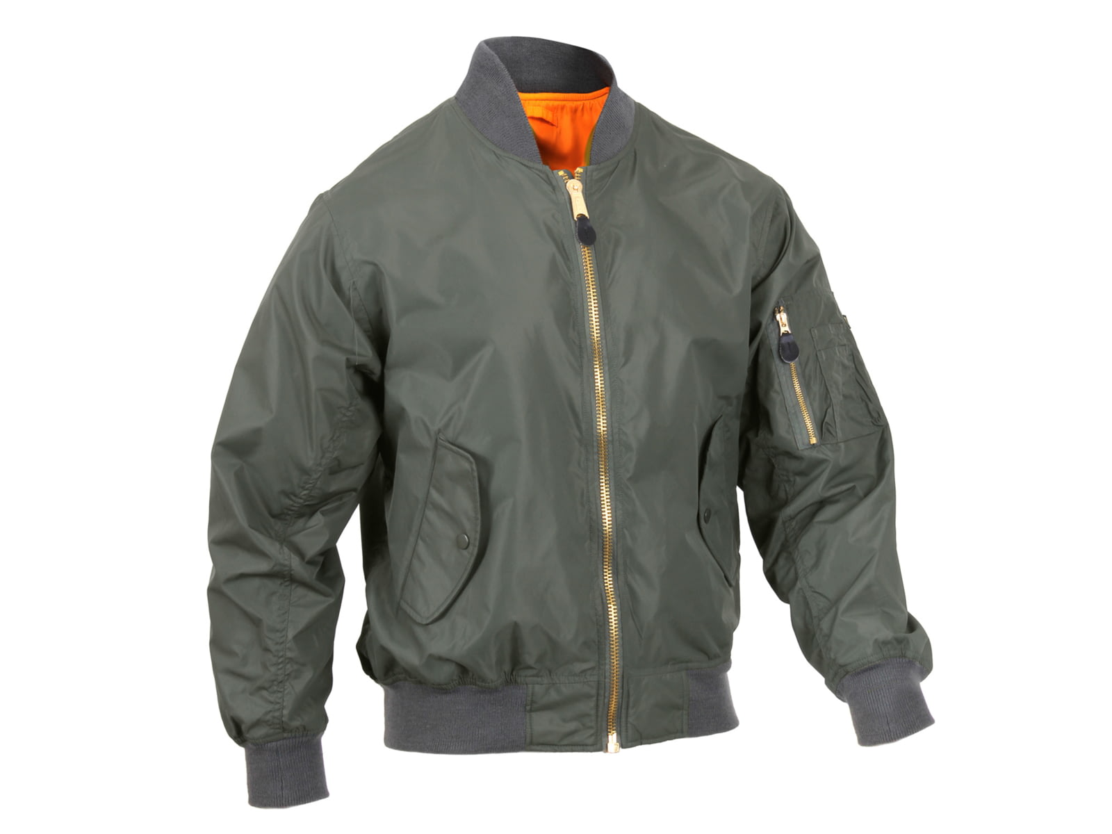 Rothco Lightweight MA-1 Flight Jacket Sage Green XL 6325-SageGreen-XL