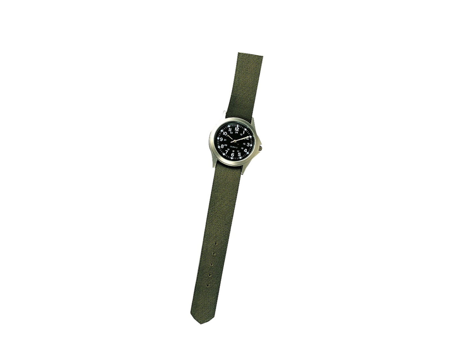 USED Rothco Military Style Quartz Watch Olive Drab 4127-OliveDrab