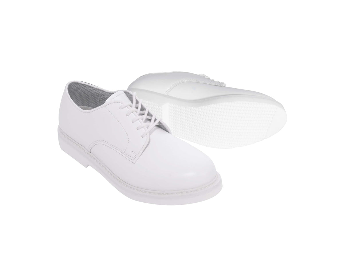 Rothco Military Uniform Oxford Leather Shoes - Men's White