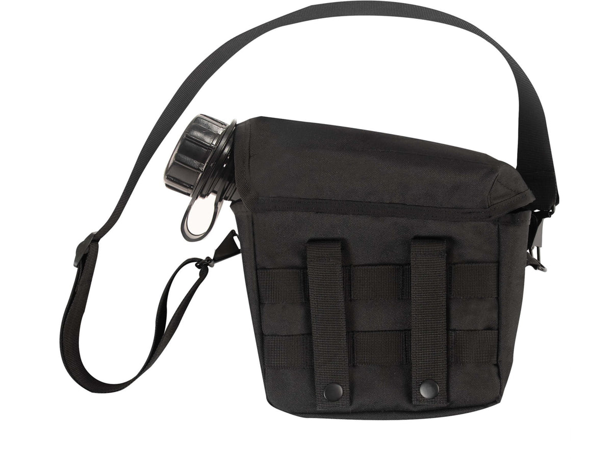 Rothco MOLLE 2 QT. Bladder Canteen Cover Black 12871-Black